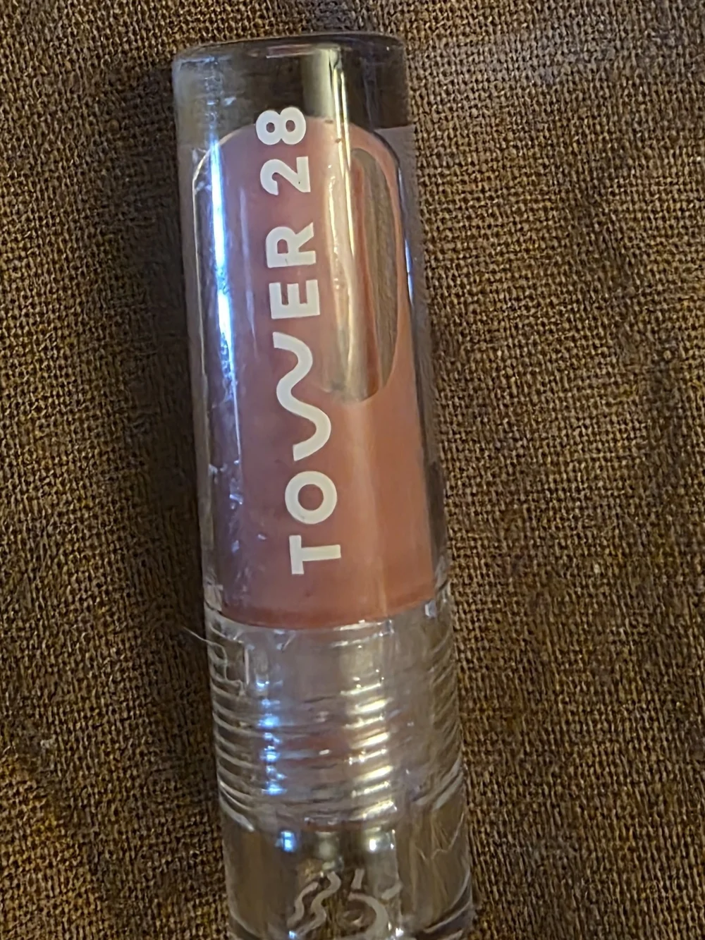 Tower 28 Sheer Peachy Pink Lipstick